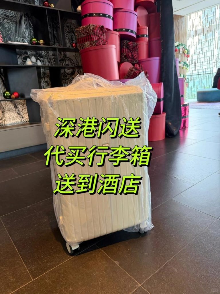 Too Many Shopping Bags? Get a Suitcase Delivered from Shenzhen to Your HK Hotel and Save Big.