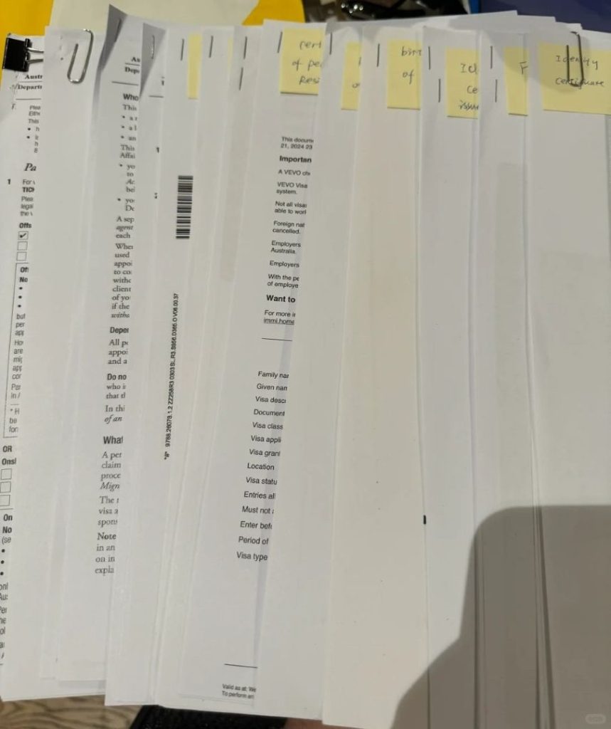 Can someone collect documents in China for me?