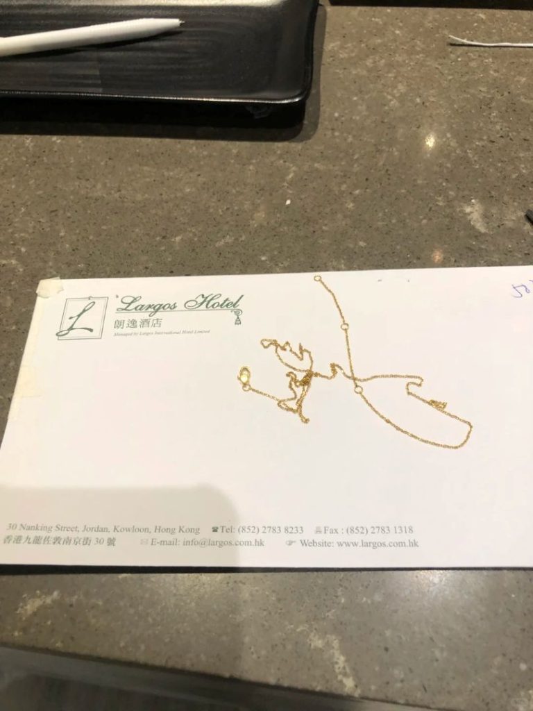 惊魂24小时：退房后才发现金项链落在香港朗逸酒店，人已回内地怎么办？